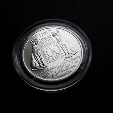 Pièce 100F 1997 Essai Commémorative Malraux - sous capsule d'origine