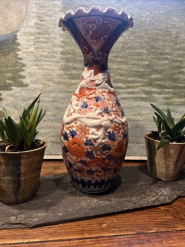 Vase porcelaine scènes - vase,