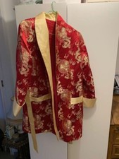 Kimono chinois traditionnelle en soie acheté en chine état neuf