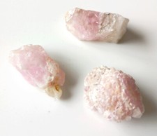 Lot de 3 Quartz rose