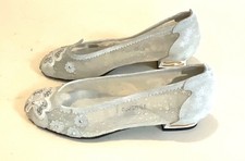 Ballerine en tulle et cuir