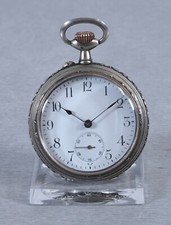 argent noble et mécanique ? Montre à gousset à remontage manuel 2 couvercles ...