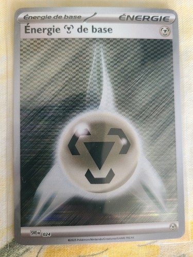 Carte pokemon energie métal - carte,