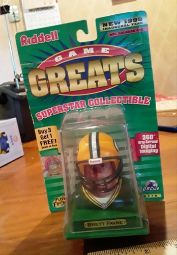 Brett favre riddell - favre,, game