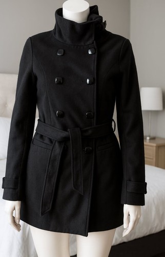Caban femme noir - xl, manches