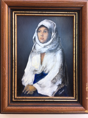 Tableau orientaliste portrait - orientaliste,