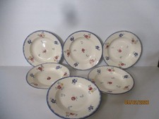 6 anciennes assiettes creuses