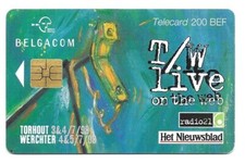 RARE / CARTE TELEPHONIQUE - T/W LIVE ON THE WEB RADIO 21 / PHONECARD TELECARTE