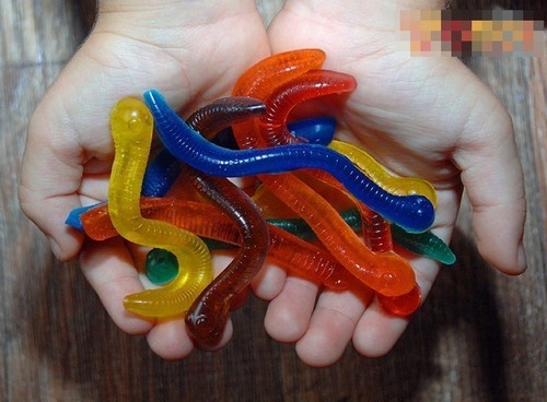Snake worms silicone gummy - worms,
