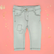 Jean bébé fille 6 Mois gris