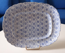 Grand PLAT Faience Bordeaux J. Vieillard David Johnston service Japon