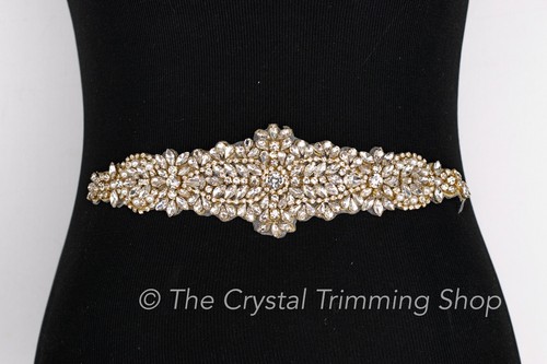 Bridal rhinestone applique - bridal,