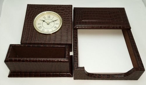 Croco leather pc desk - 3,