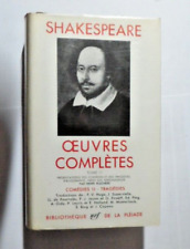 SHAKESPEARE Œuvres complètes