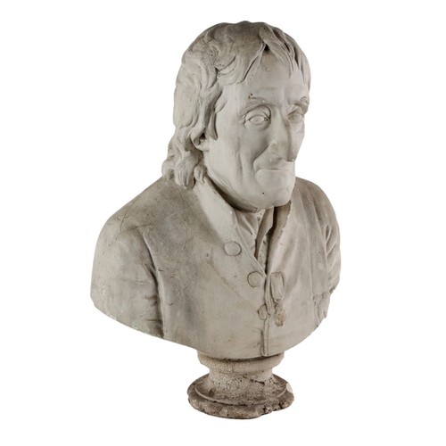 Buste ancien plâtre - buste, homme