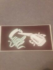 ancien autocollant vintage Eagle guitare musique guitar