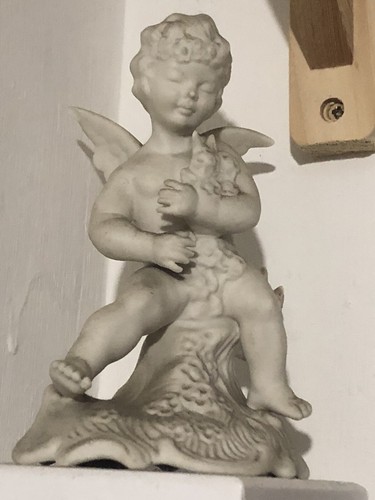 Putto biscuit ceramique - putto,