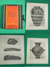 Encyclopédie des métiers d’arts, ca 1930, 100 planches, port gratuit !