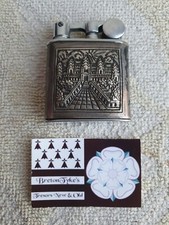 Briquet essence Myon Model 201 Gainé argent repoussé Indochine 1946 -1954