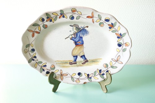 Petit plat céramique ancienne