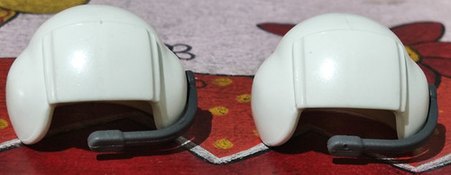 Playmobil casques blancs - x2,