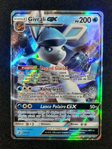 Carte pokémon givrali gx - givrali,