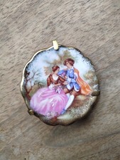 ASSIETTE MINIATURE/ PORCELAINE DE LIMOGES FRANCE/ FRAGONARD