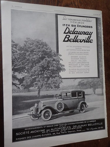 Delaunay belleville et - delaunay,