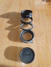 4 bagues MACRO pour Nikon F  Réf: K1, K2, K3, K4