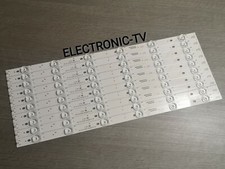 10 barrettes Leds POUR TV  SHARP LC-49CUF8462