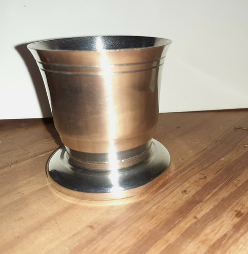 Coquetier argent métal - coquetier,