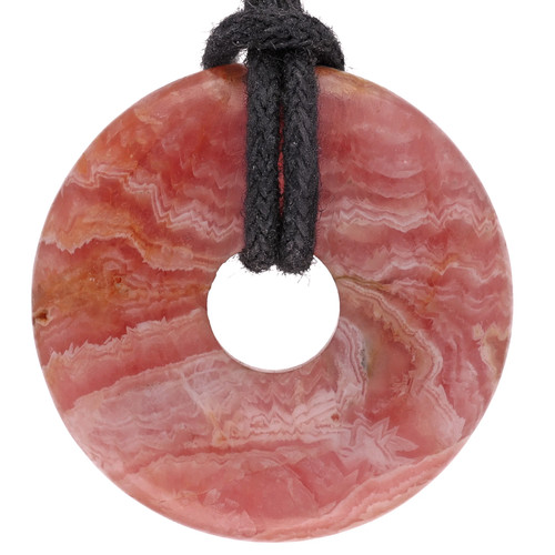 Donut rhodochrosite 30 - rhodochrosite,
