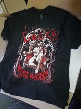 T-shirt LECKS Inc. Vampirella Elvira Style - Goth Metal Punk Biker Rock Metal