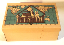 TINTIN. BOÎTE A CHAUSSURES . CHAUSSLAND. HERGE 1992. TINTIN LICENSING