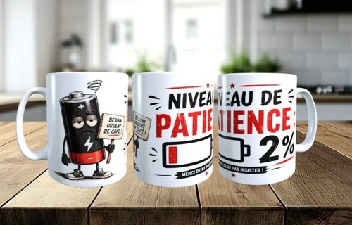 Mug céramique blanc - , humour
