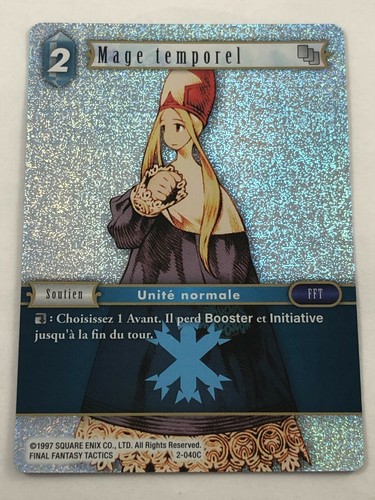 Carte final fantasy fftcg - carte,