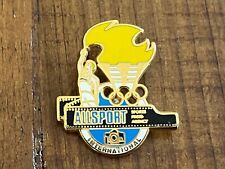 PINS PIN JO OLYMPIQUE OLYMPIC NOC ALBERTVILLE VANDYSTADT ALLSPORT PHOTO