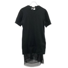 Robe Sweat Sacai 20SS 20-04878 Noire 1 ITRS4IZGJO2M