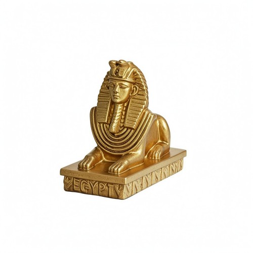 Sphinx doré résine base - en,
