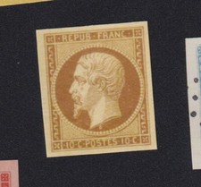 Timbre France classique avant 1900 N° 9, 10 c Napoléon neuf sans gomme 171025AA