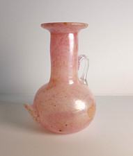 Vase italien verre soufflé style romain antique