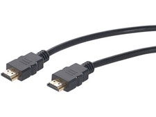 Câble HDMI à haute vitesse pour 4K, 3D et Full HD, HEC, noir, 2 m - Auvisio
