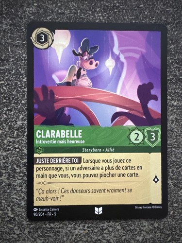 Carte lorcana chapitre - chapitre,