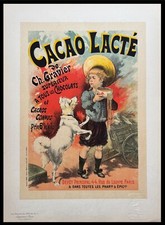 Lucien LEFEVRE : Cacao Lacté, Maîtres de l'Affiche, Litho originale 1895