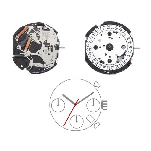 Hattory vd53b mouvement - vd53b,