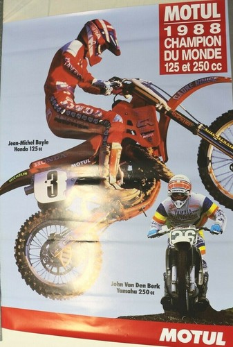 Affiche moto cross champion - cross,