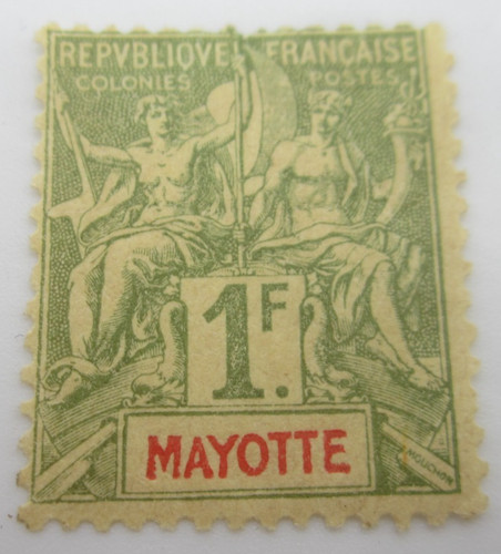 Timbre mayotte neuf - mayotte, n°