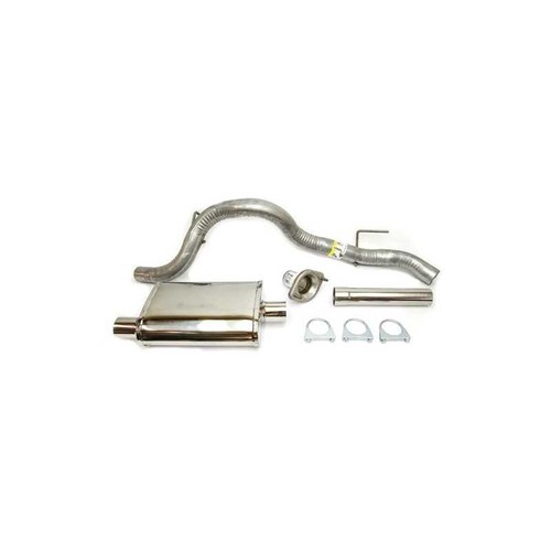 Silencieux tube inox - silencieux, jeep