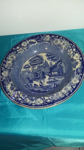 Ancien plat assiette anglais - plat,