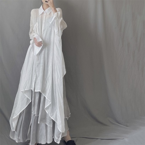 Femme irrégulière chemise - femme,